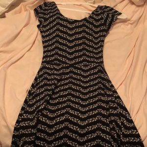 Charlotte Russe cotton dress with keyhole back